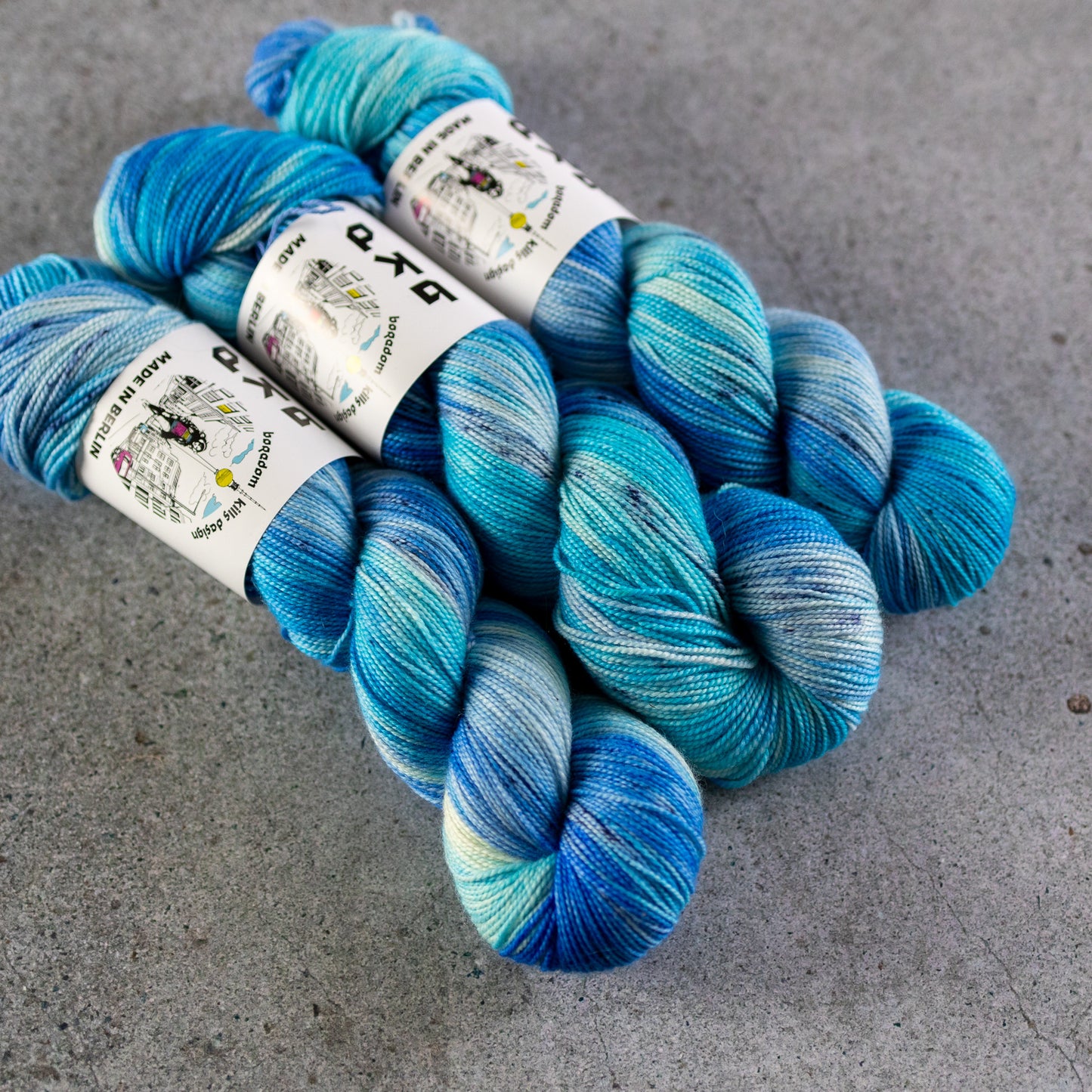 BKD Twist Sock, hand dyed sock yarn