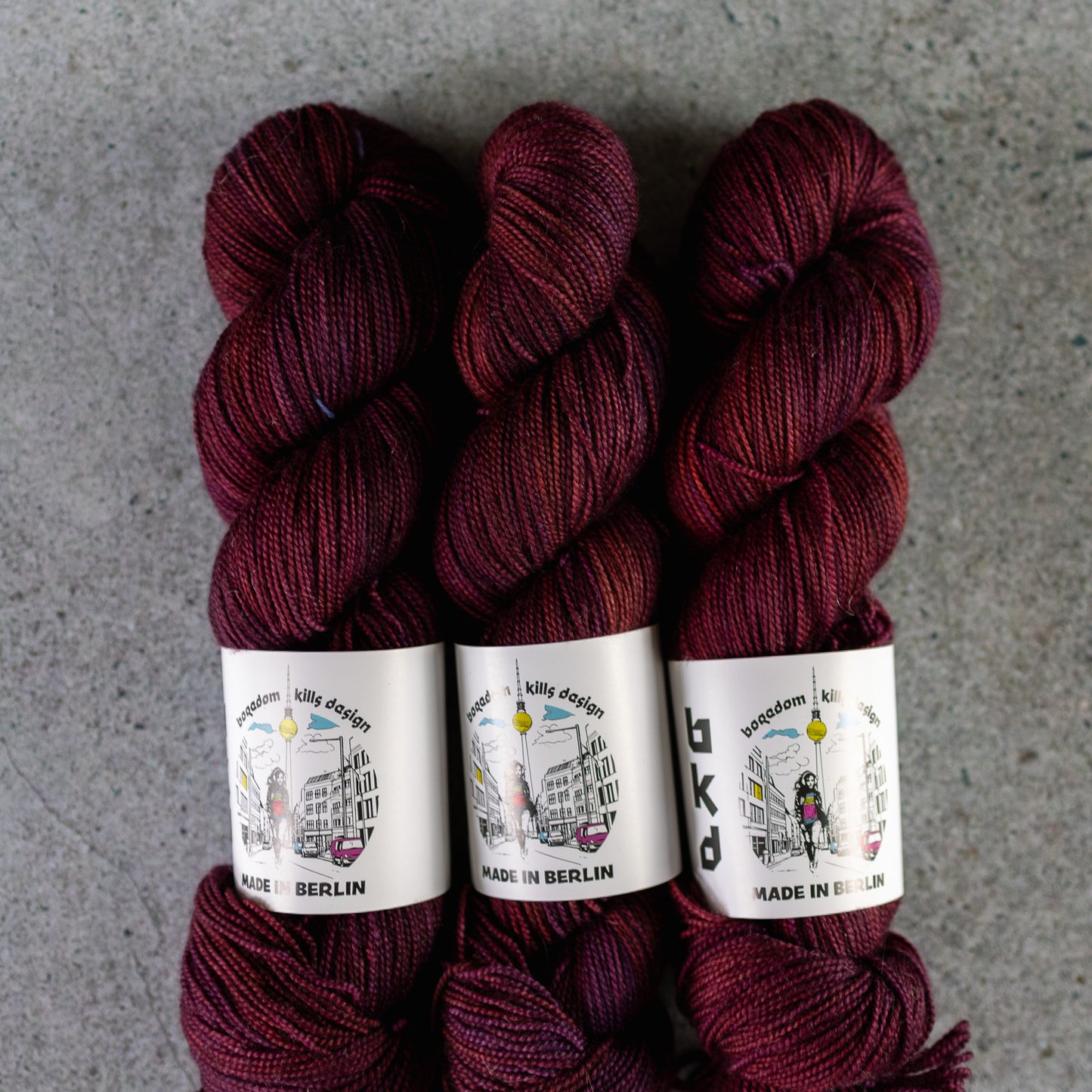 BKD Twist Sock, hand dyed sock yarn