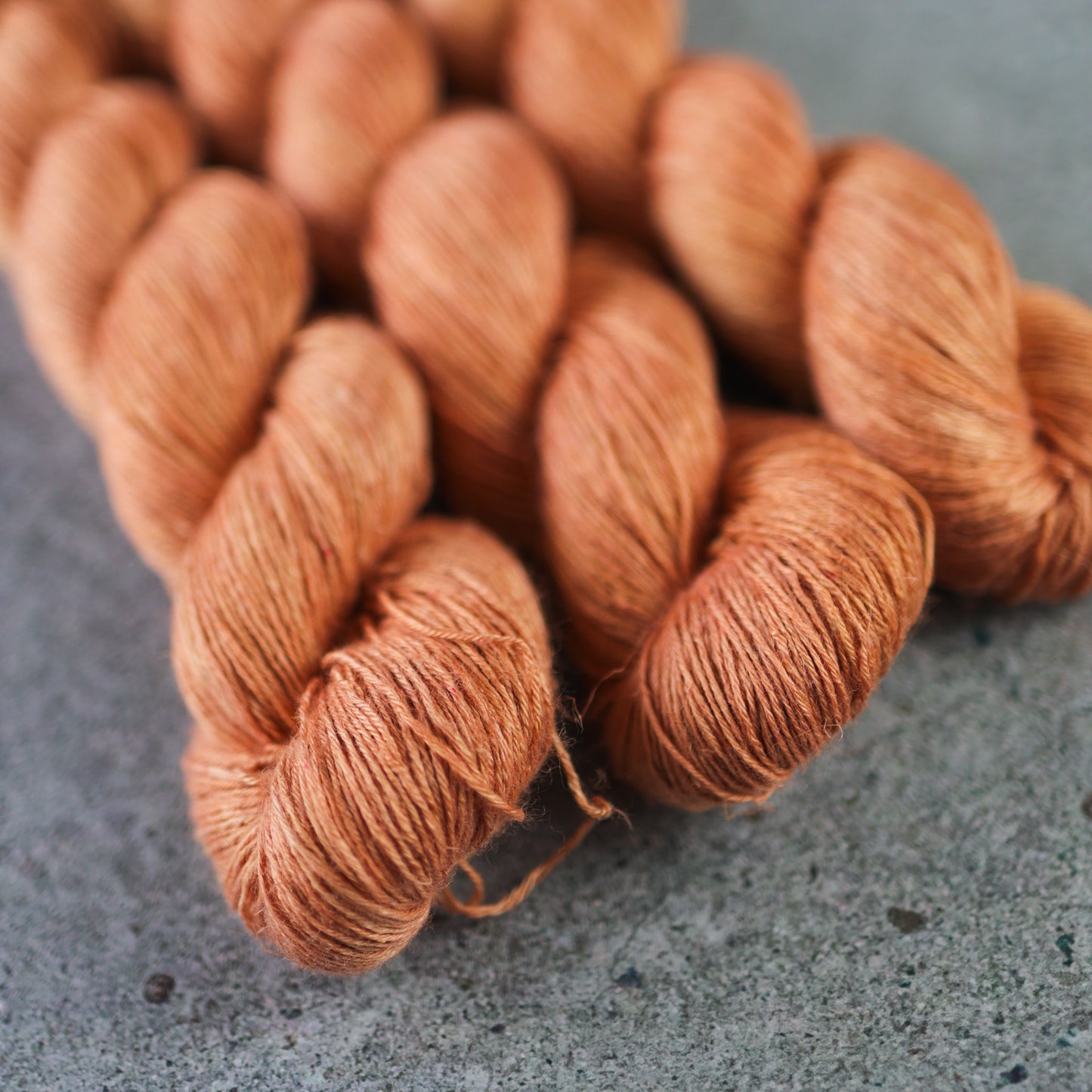 Hand dyed bamboo linen yarn, BKD Boo
