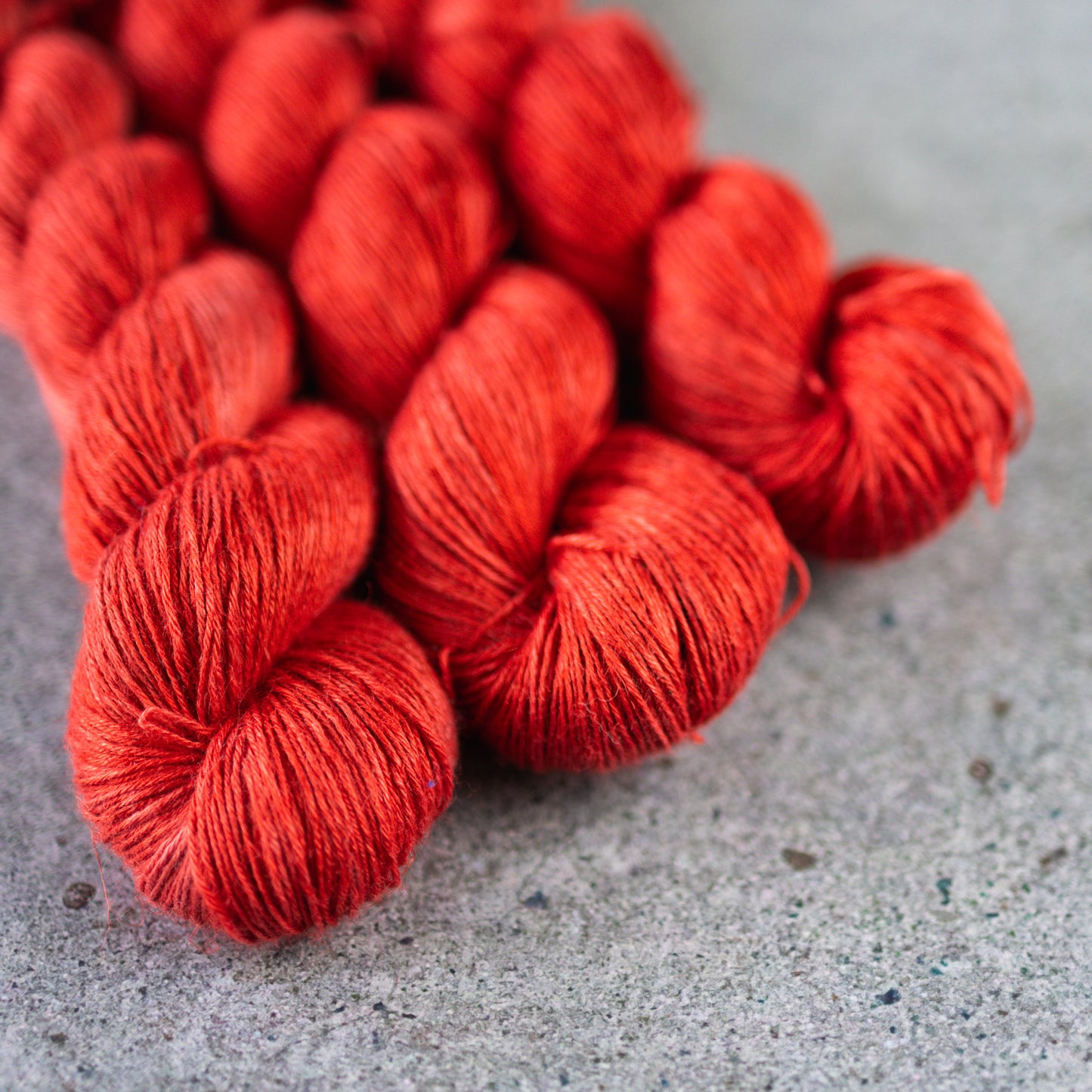 Hand dyed bamboo linen yarn, BKD Boo