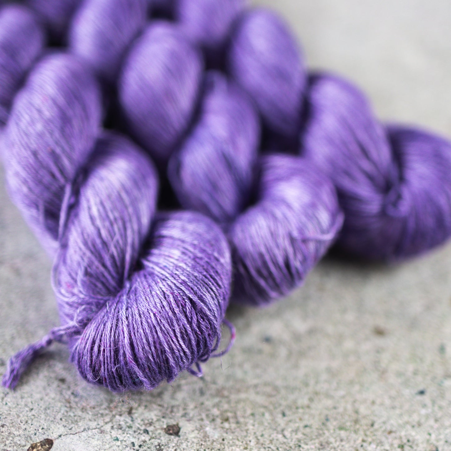Hand dyed bamboo linen yarn, BKD Boo