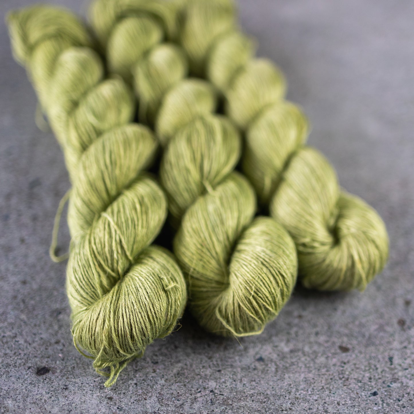 Hand dyed bamboo linen yarn, BKD Boo