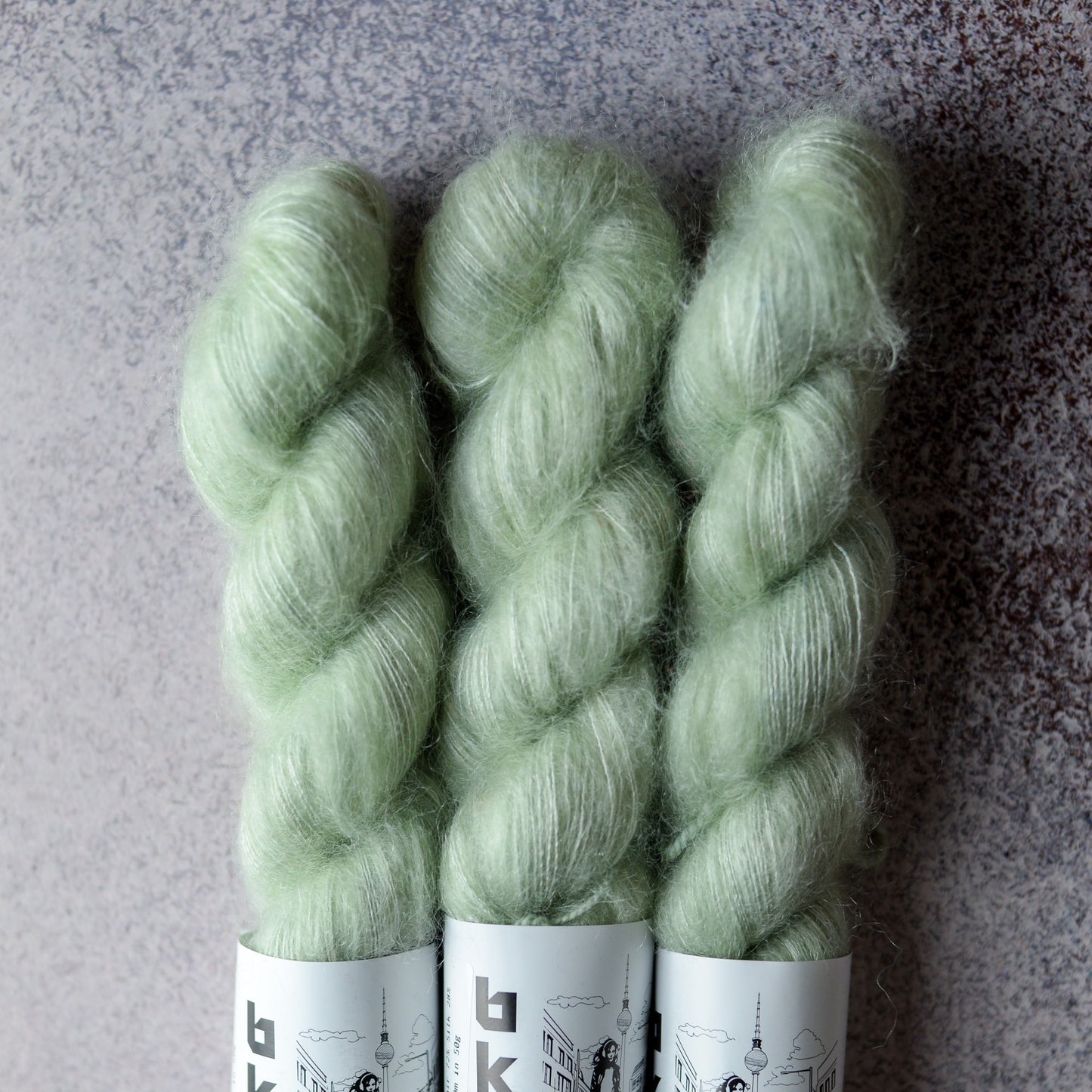 Sage, hand dyed yarn, BKD Yarn
