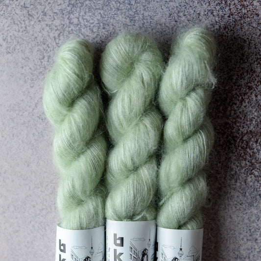 Sage, hand dyed yarn, BKD Yarn