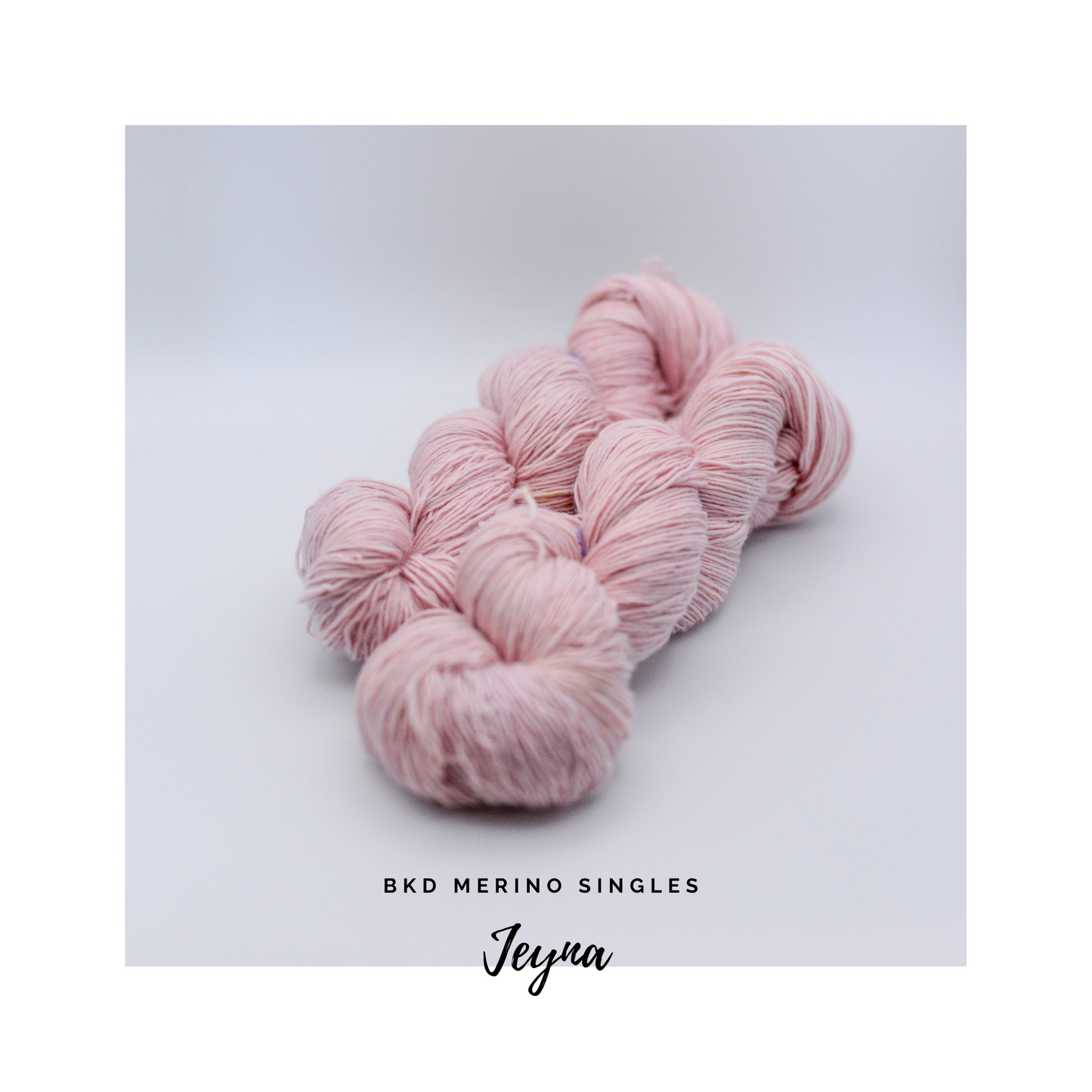 BKD Single, hand dyed yarn, 366m in 100g