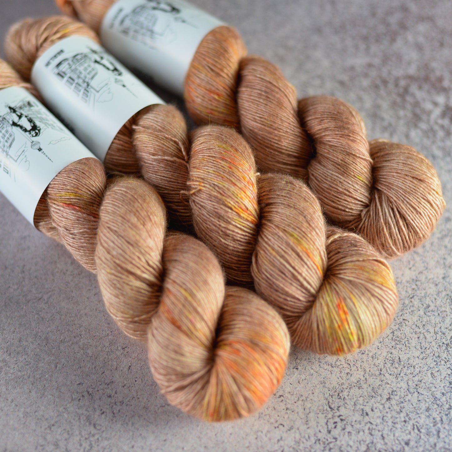 Party Toffee, hand dyed yarn, BKD Yarn