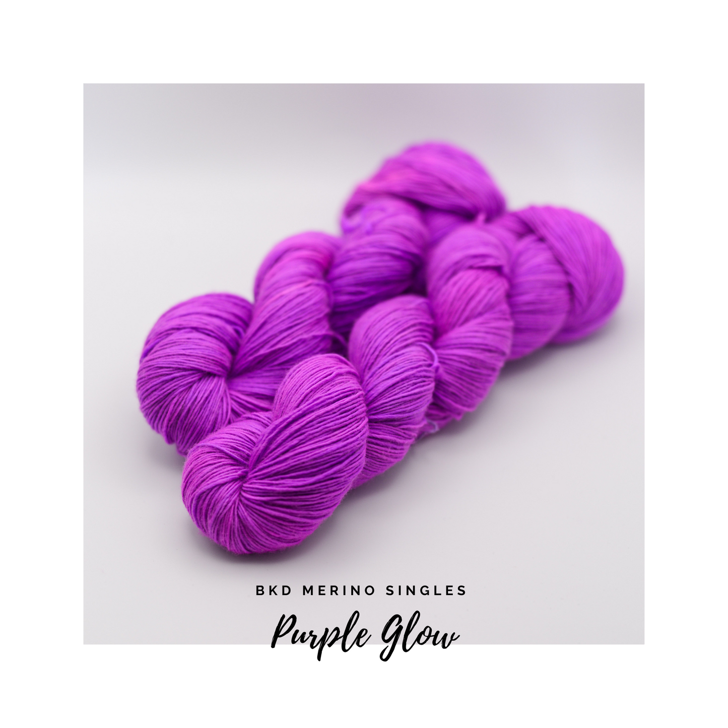 BKD Single, hand dyed yarn, 366m in 100g