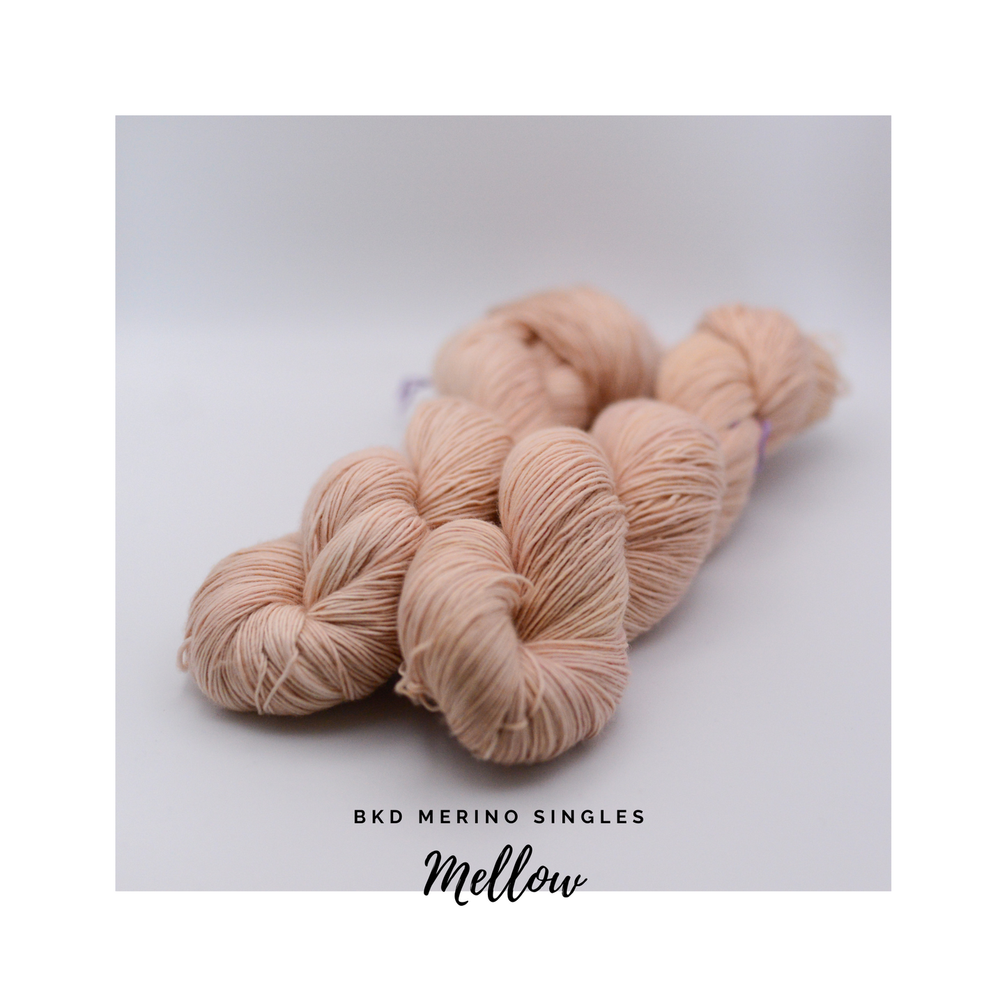 BKD Single, hand dyed yarn, 366m in 100g