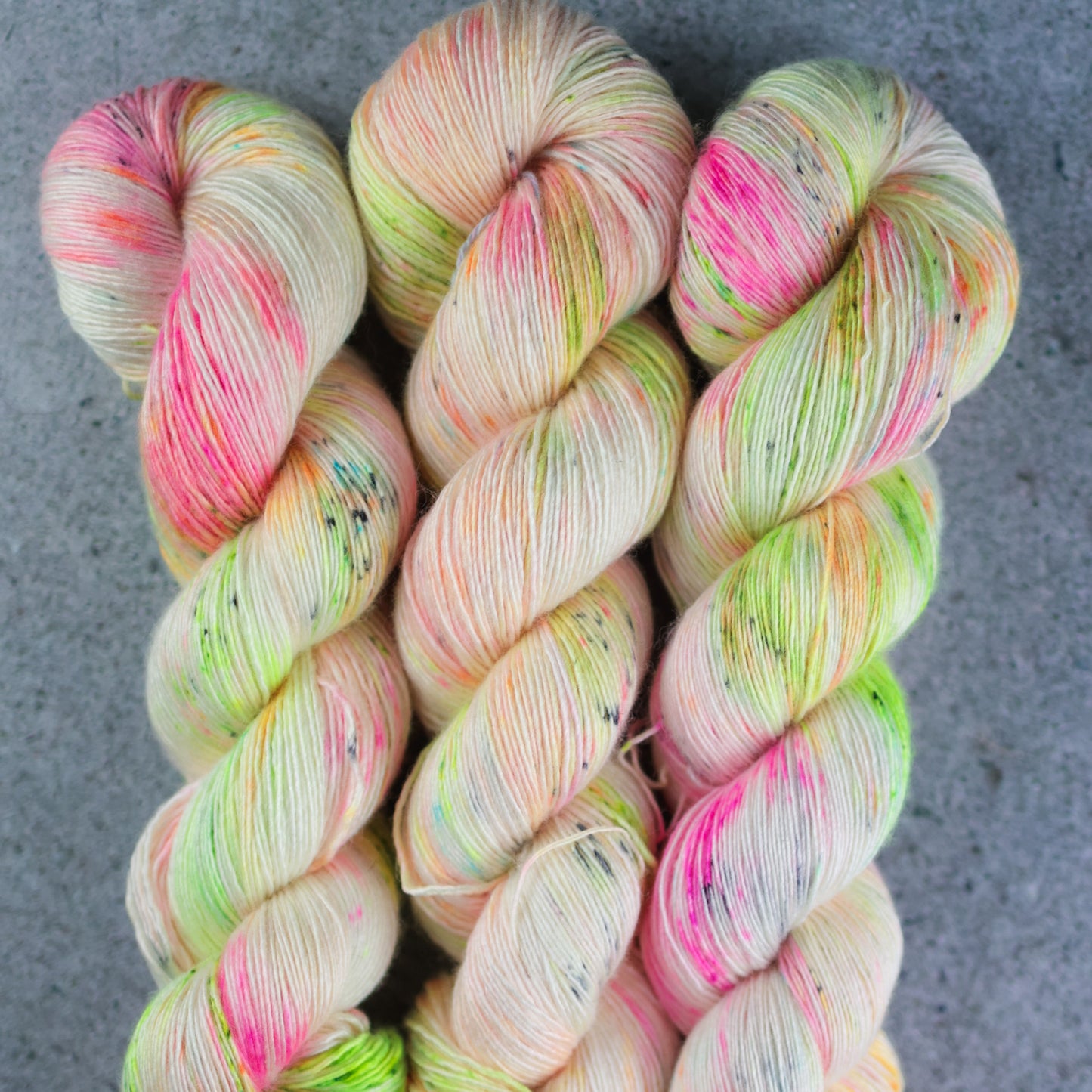 Turn the Lights Off, hand dyed yarn, BKD Yarn