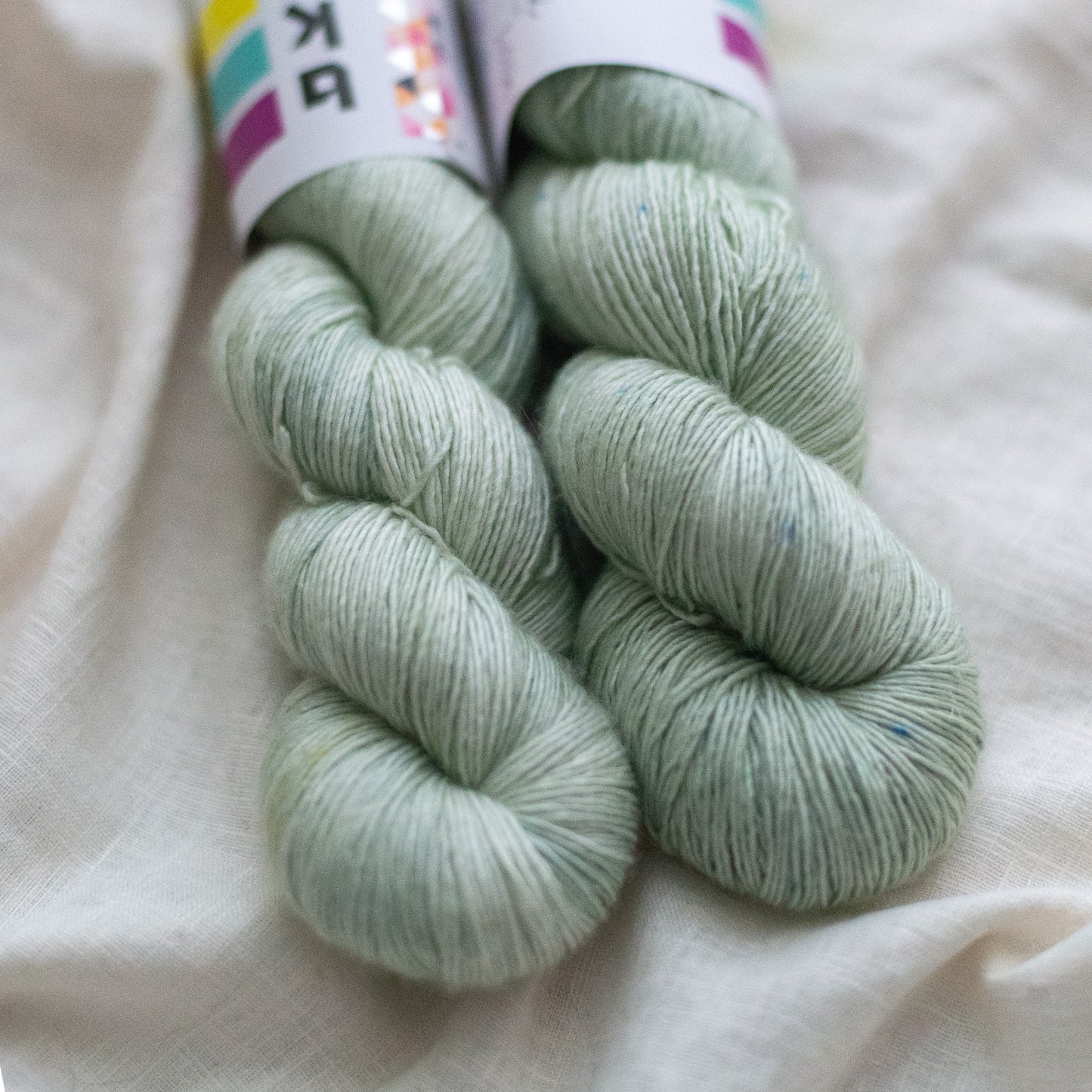 Sage, hand dyed yarn, BKD Yarn