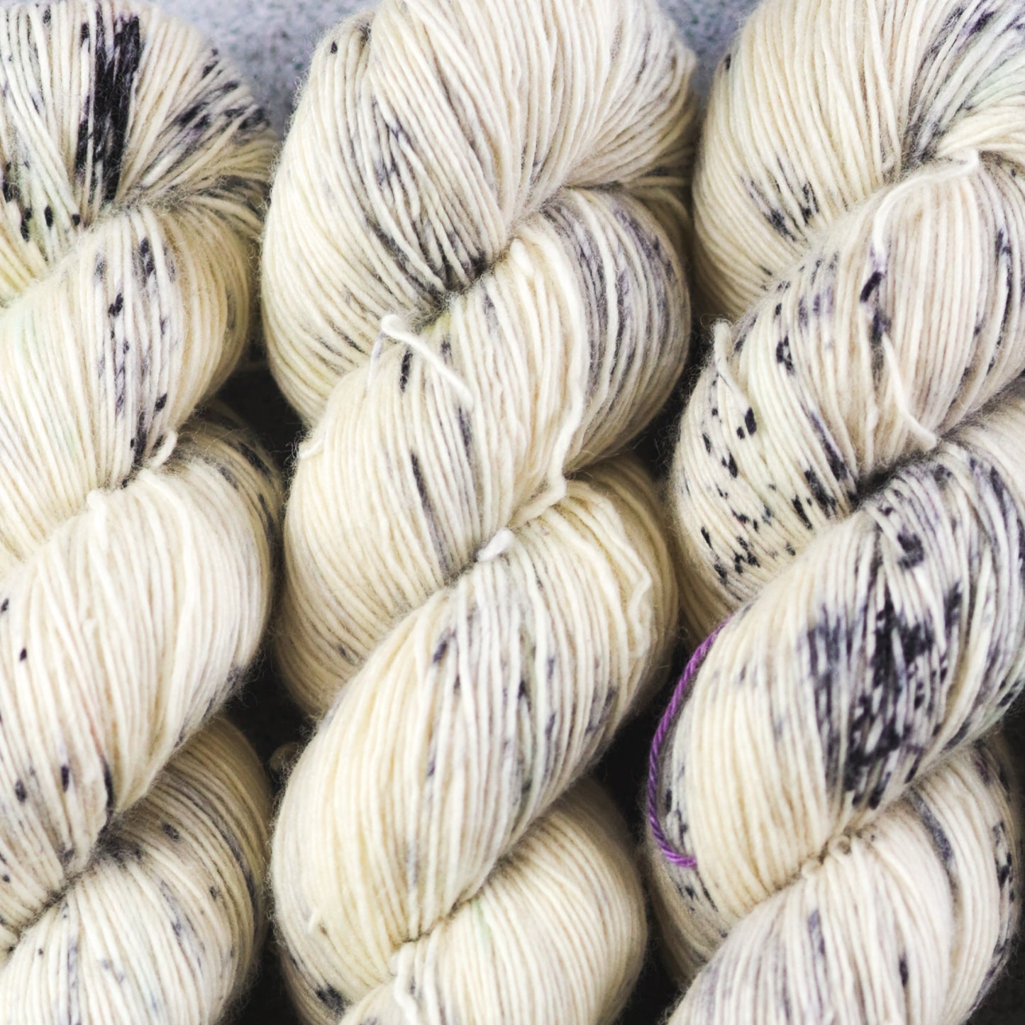 Dalmatian, hand dyed yarn, BKD Yarn