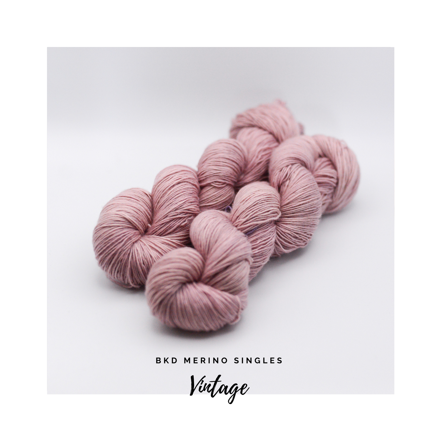BKD Single, hand dyed yarn, 366m in 100g