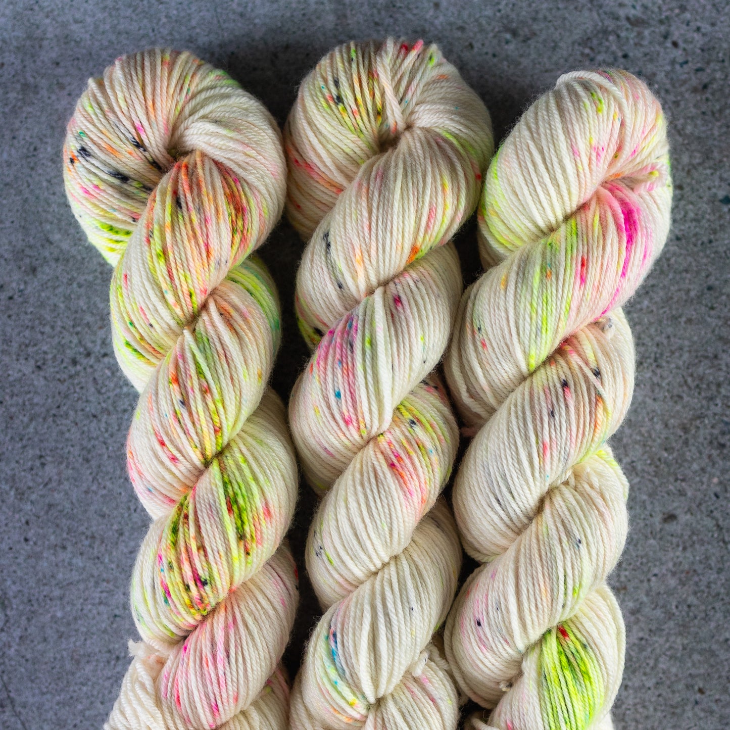 Turn the Lights Off, hand dyed yarn, BKD Yarn
