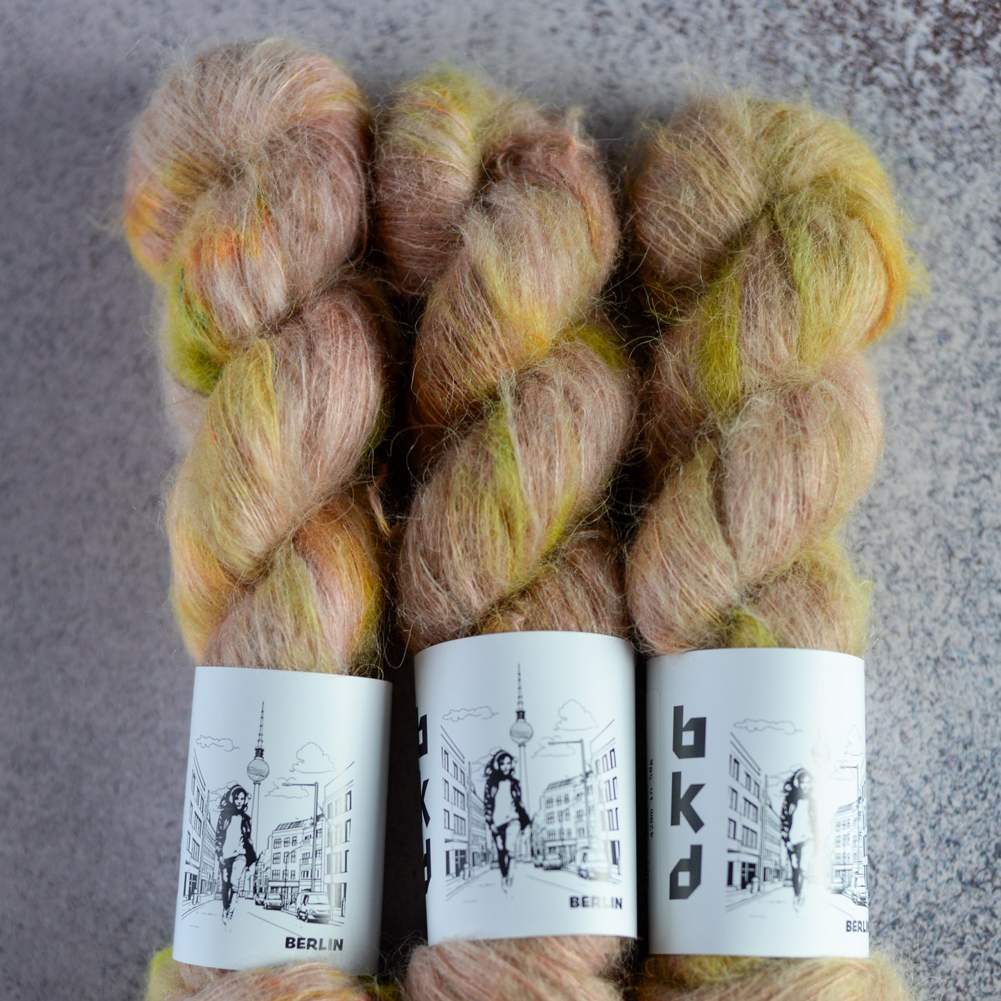 Party Toffee, hand dyed yarn, BKD Yarn