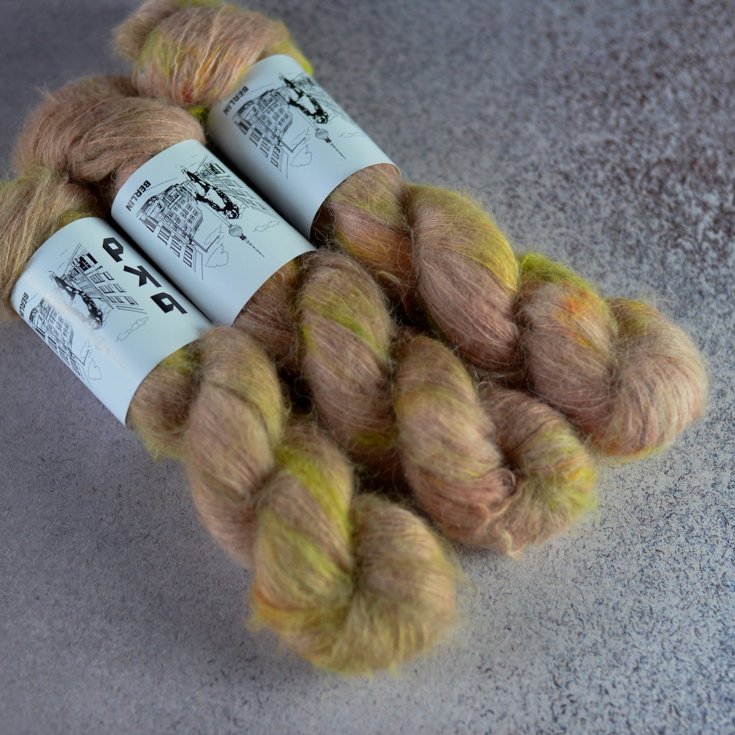 Party Toffee, hand dyed yarn, BKD Yarn