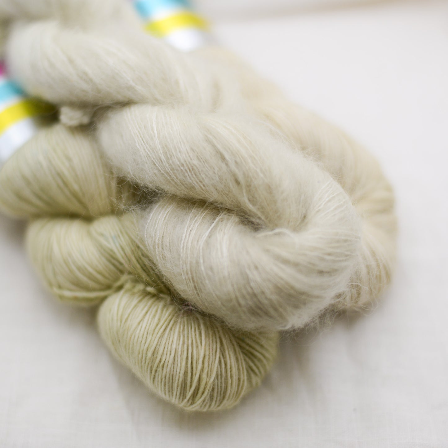 Milk, hand dyed yarn, BKD Yarn