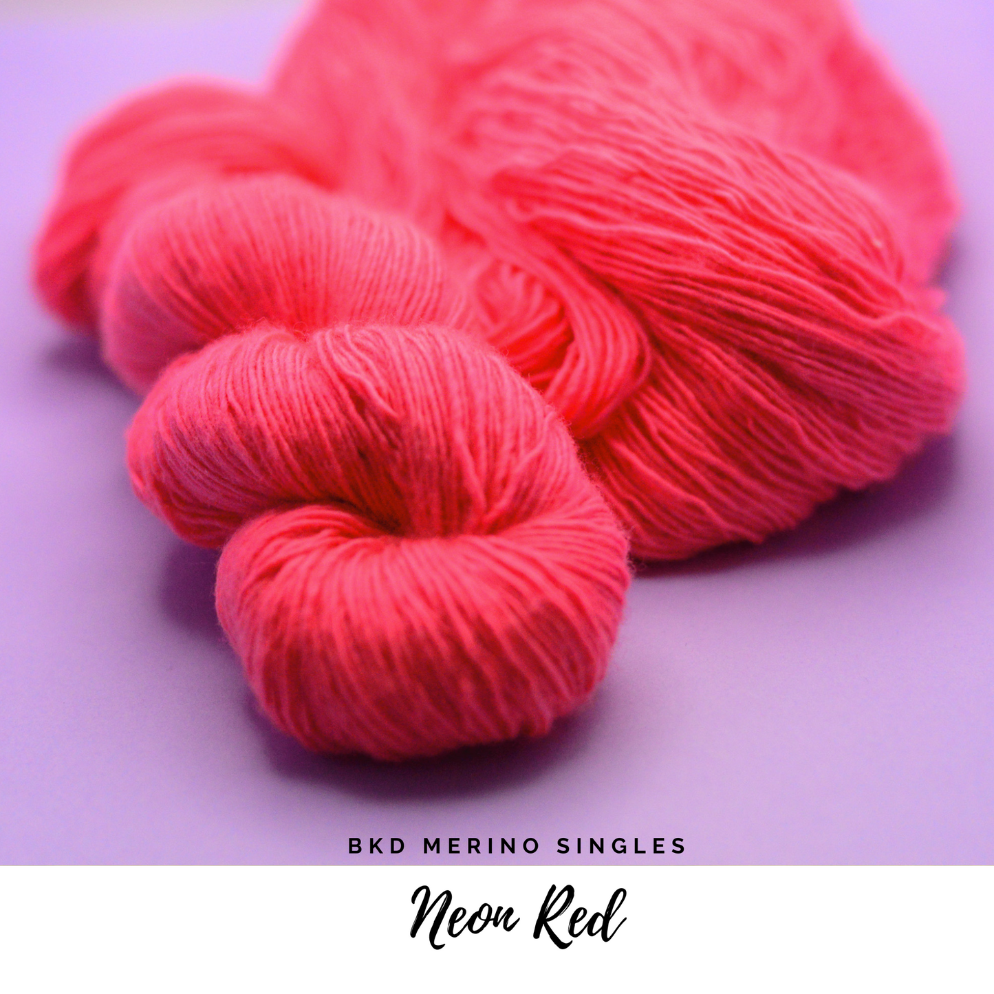 BKD Single, hand dyed yarn, 366m in 100g