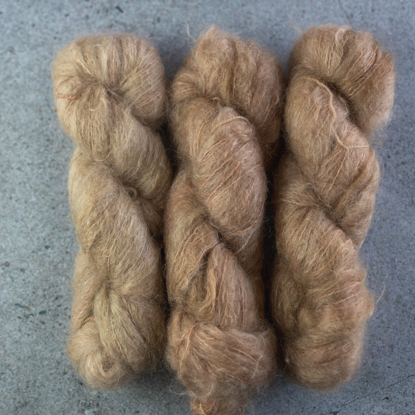 BKD Chunky Mohair, hand dyed mohair yarn