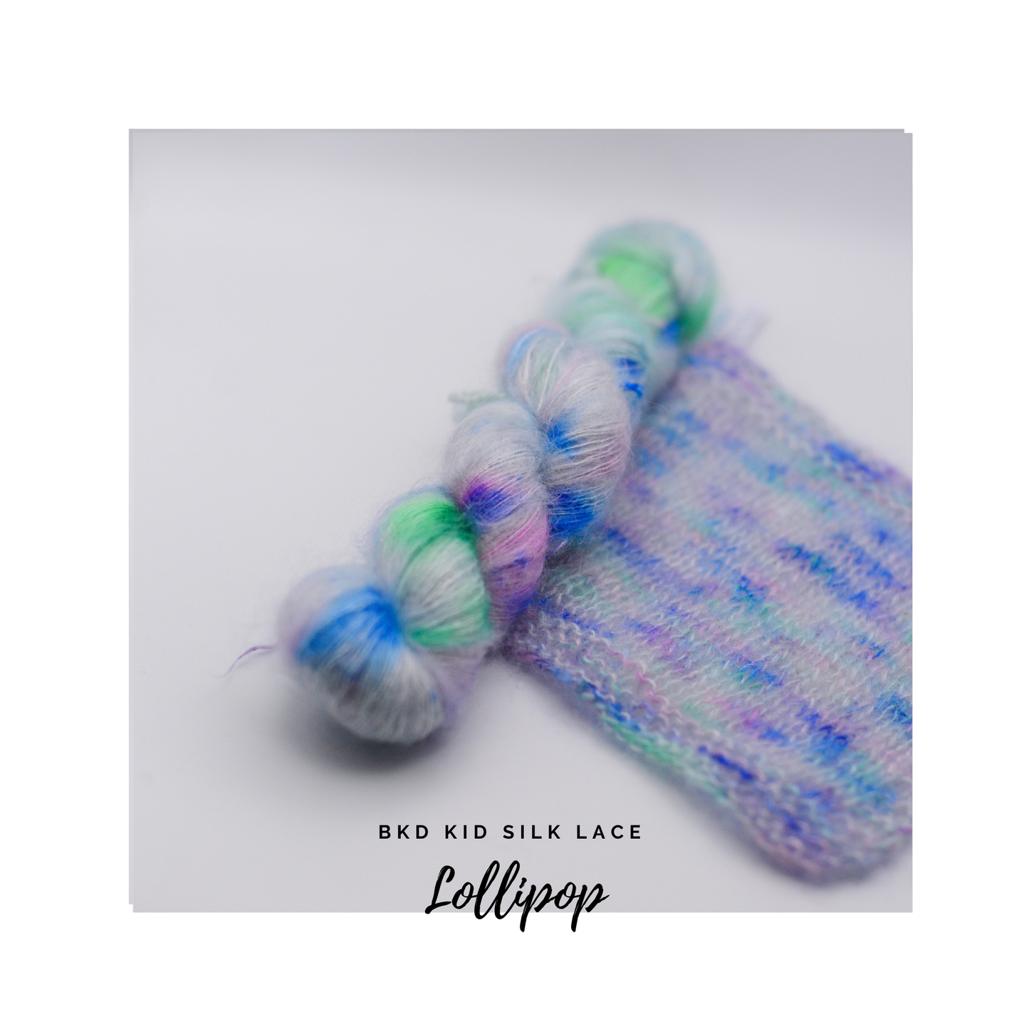 BKD Rich Kid, hand dyed kid mohair silk yarn, 420m in 50g