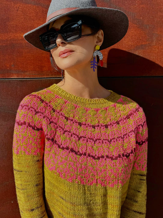 Marija Korać x BKD: Neon Blossom Sweater