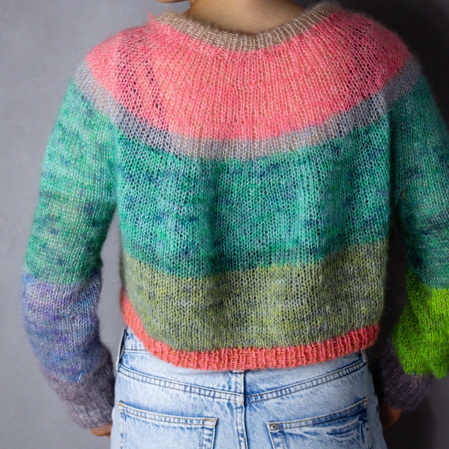 Yoke Sweater Knitting Pattern // Free Knitting Pattern for Beginners
