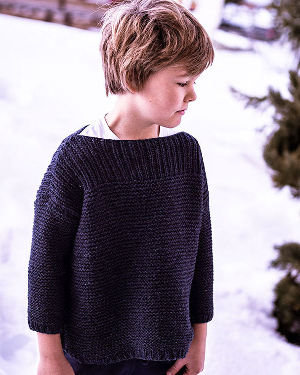 Simple Sweater Knitting Pattern "Everyday Sweater"