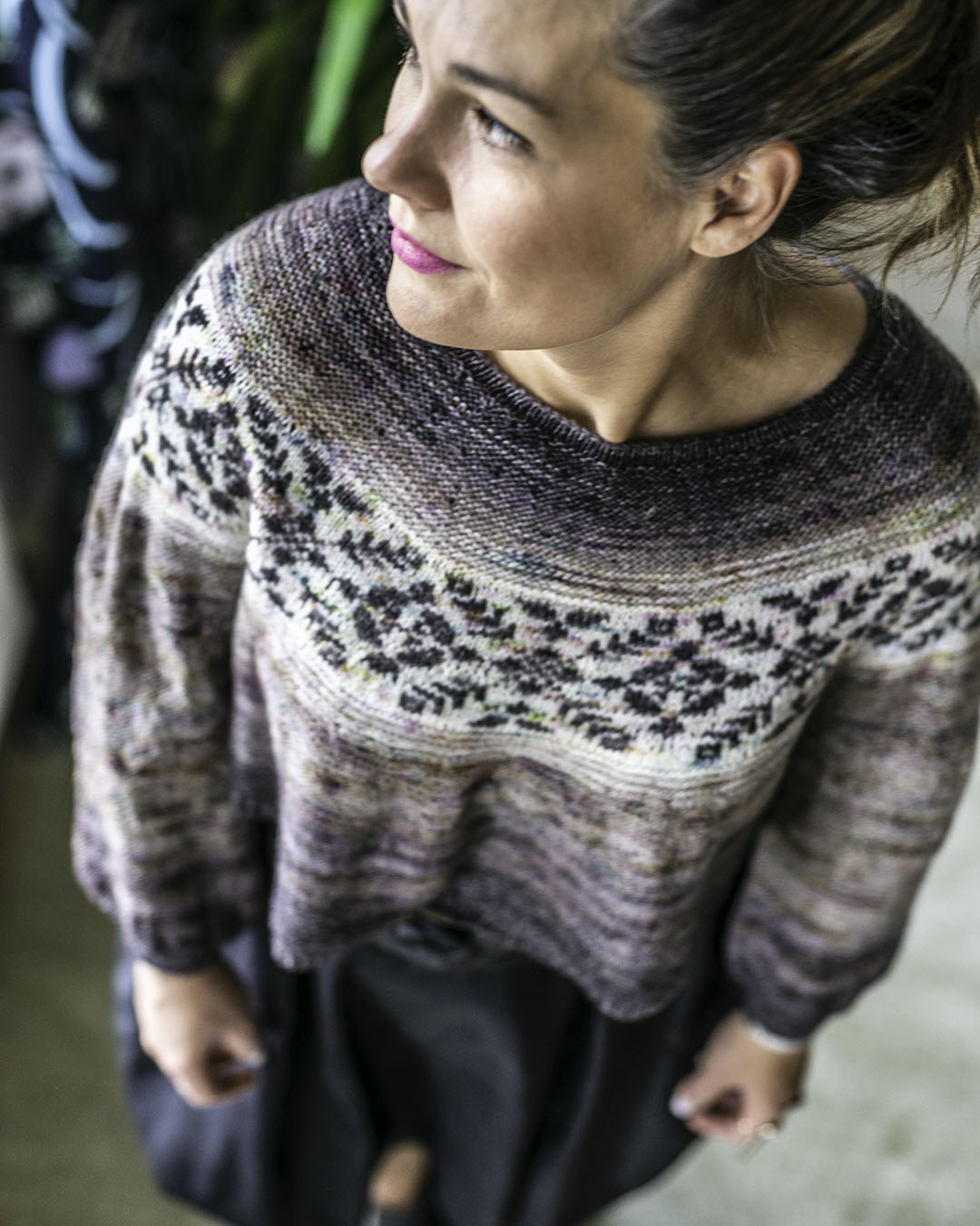 Fade Sweater Knitting Pattern "WInter to Summer Sweater"