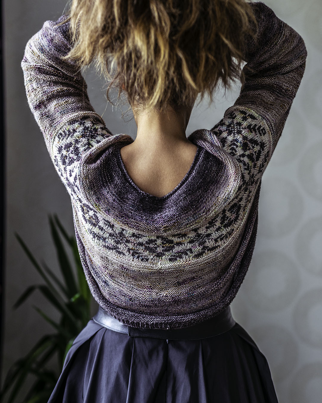 Fade Sweater Knitting Pattern "WInter to Summer Sweater"