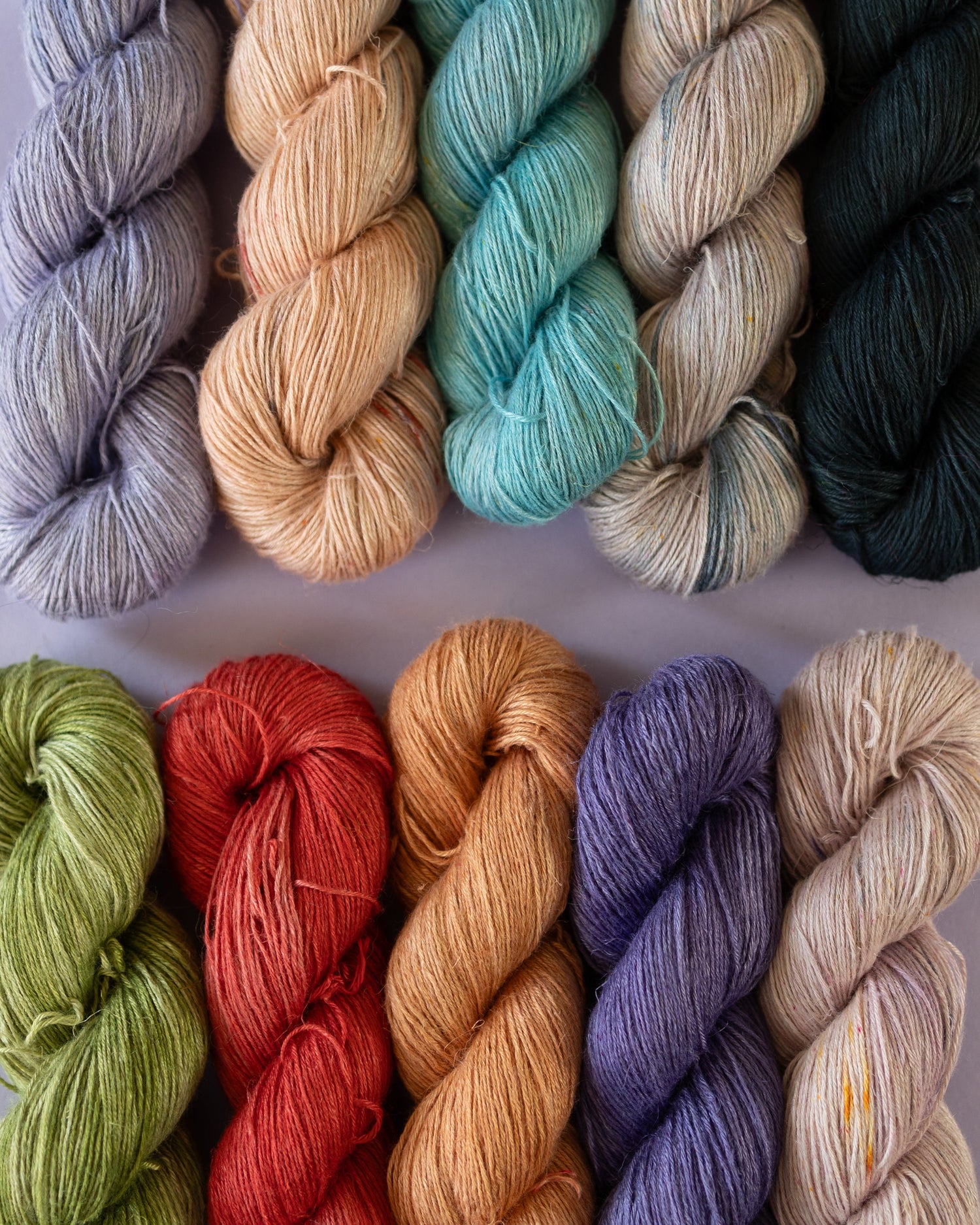 BKD Boo, hand dyed bamboo linen yarn