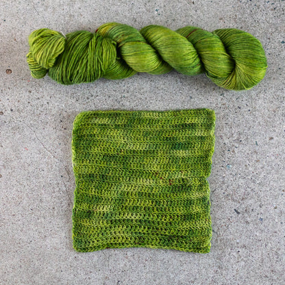 Avocado - hand dyed yarn, BKD Yarn