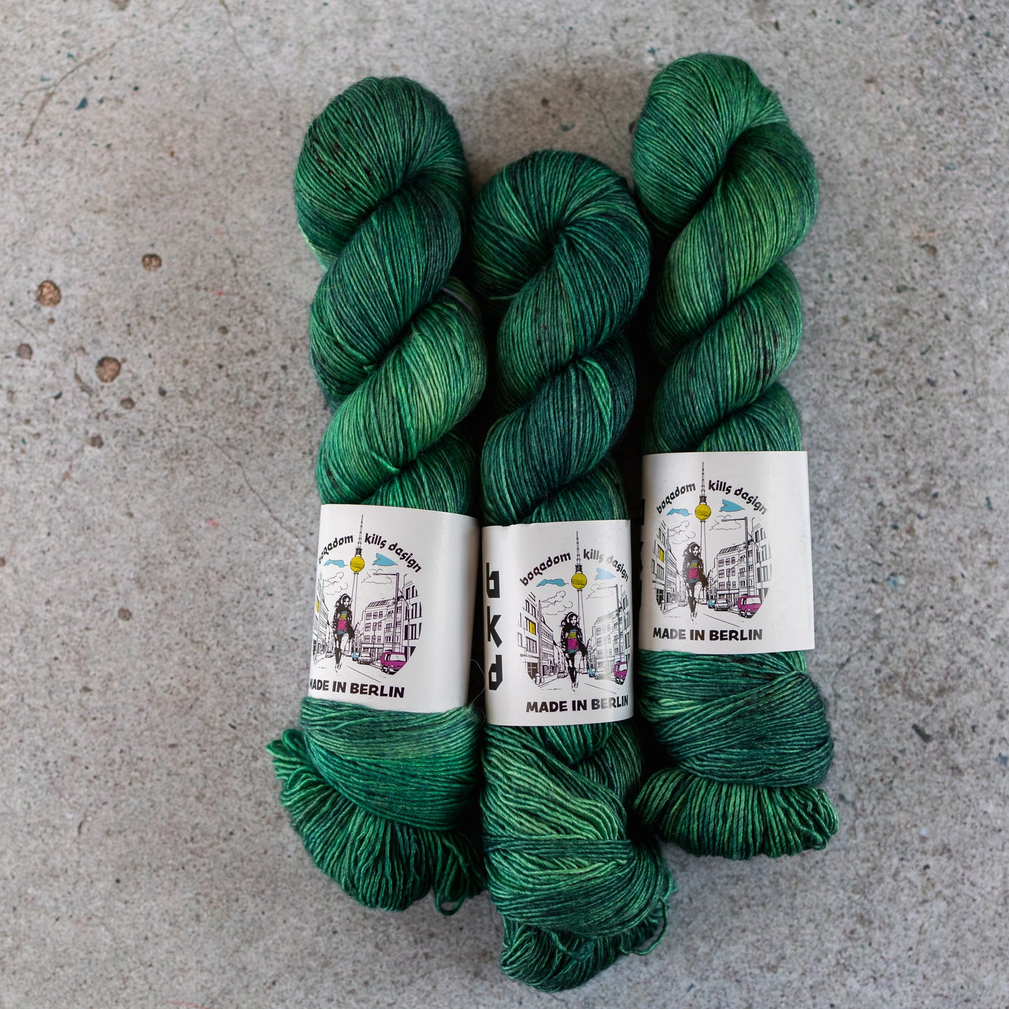 Forest - hand dyed yarn, BKD Yarn