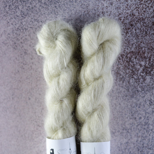 Milk, hand dyed yarn, BKD Yarn