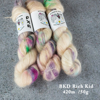 Hand dyed yarn, Color "Modena"