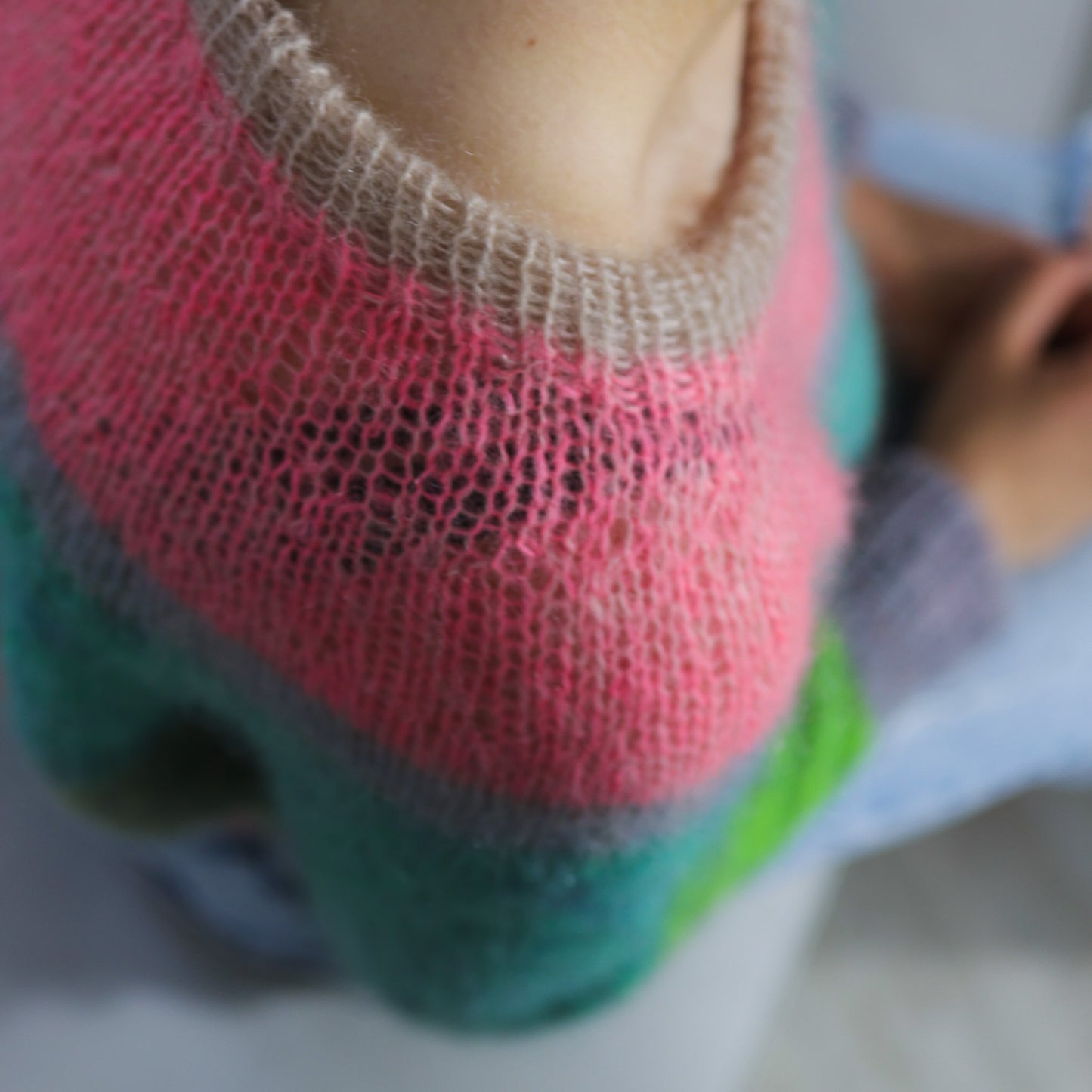 Yoke Sweater Knitting Pattern // Free Knitting Pattern for Beginners